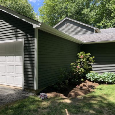 after photo of garage